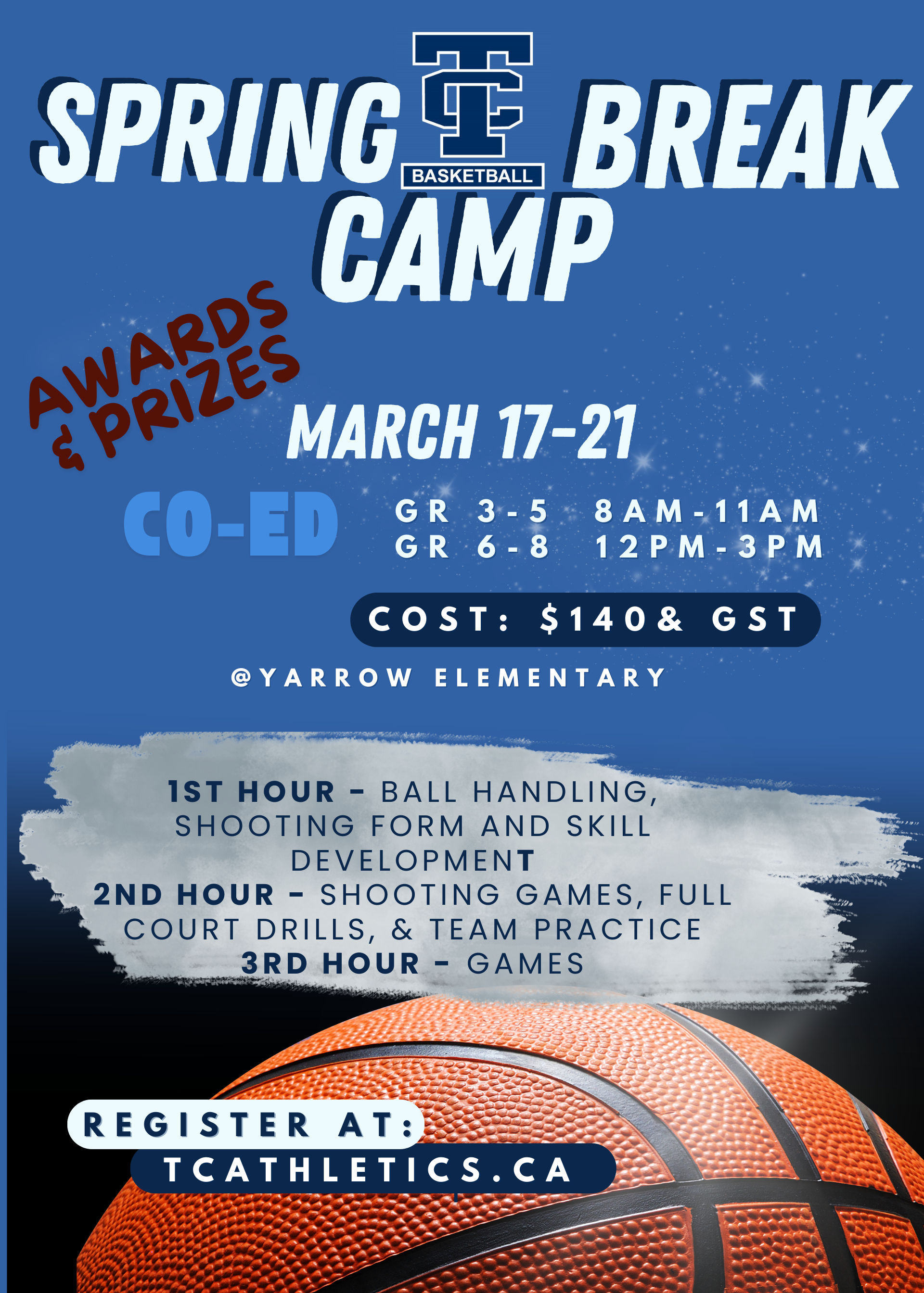 2025 Spring Break Basketball Camp TC Basketball